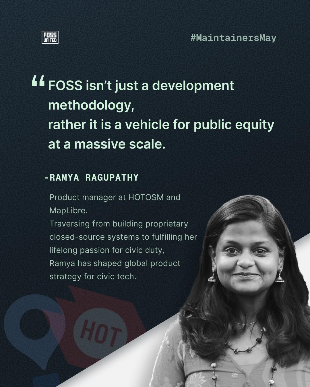 Notes from a Maintainer - Ramya Ragupathy, HOTOSM and MapLibre - Cover Image